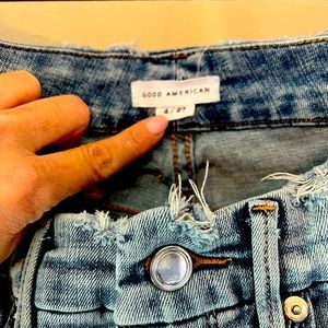 Good American Good Waist Raw Hem size 4/27